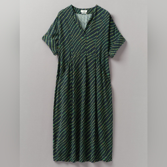 TOAST Bryn Trellis Print Crepe Dress XS NWT - Picture 3 of 7
